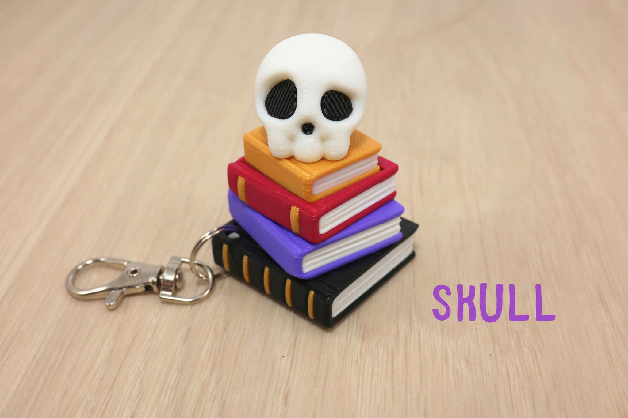 3D Printed Book Stack Clicker Fidget Toy