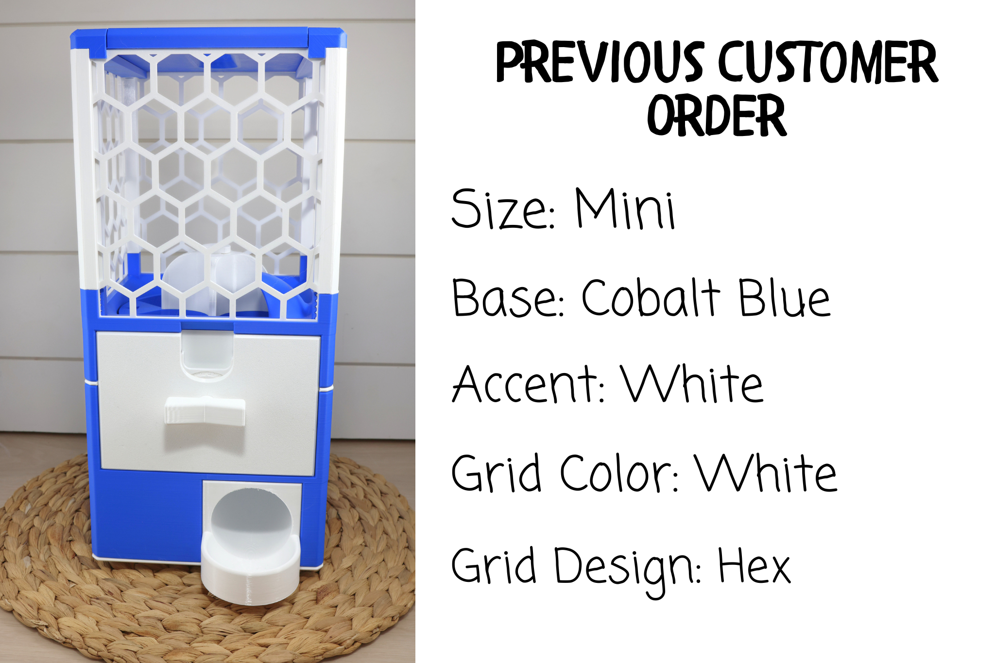 3D Printed Mini Size Capsule Dispenser GachaPop Machine