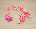 3D Printed Cherry Blossom Articulated Dragon - Fidget Sensory Toy