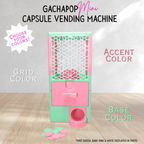 3D Printed Mini Size Capsule Dispenser GachaPop Machine