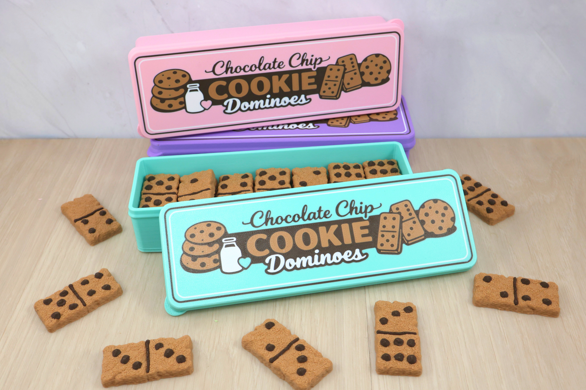 3D Printed Cookie Dominoes Game