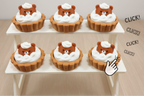 3D Printed Bear Dessert Clicker Fidget Toy