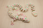3D Printed Articulated Sugar Cookie Easter Egg Dragon