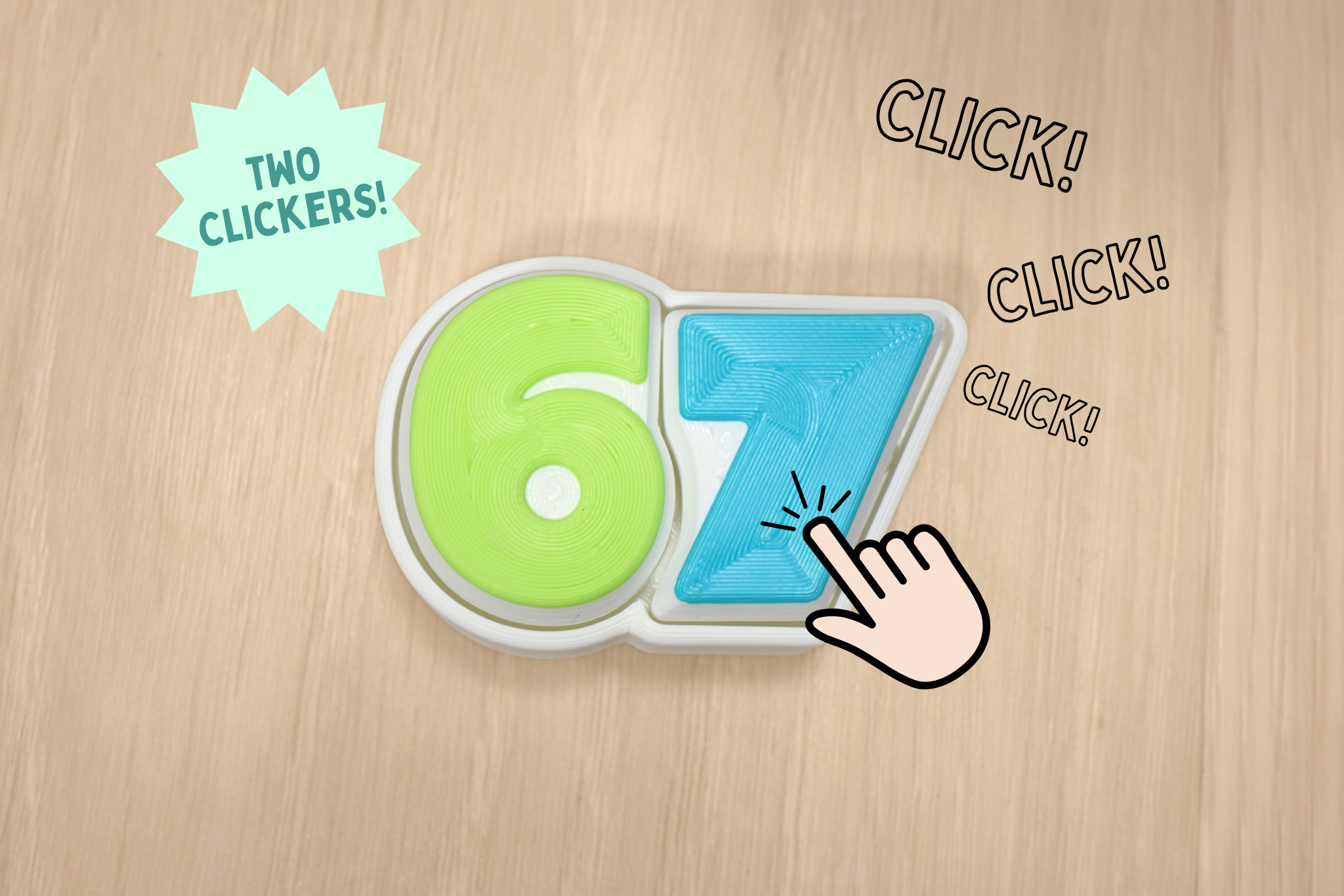 3D Printed 67 2-Clicker