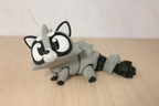 3D Printed Articulated Raccoon Fidget Toy
