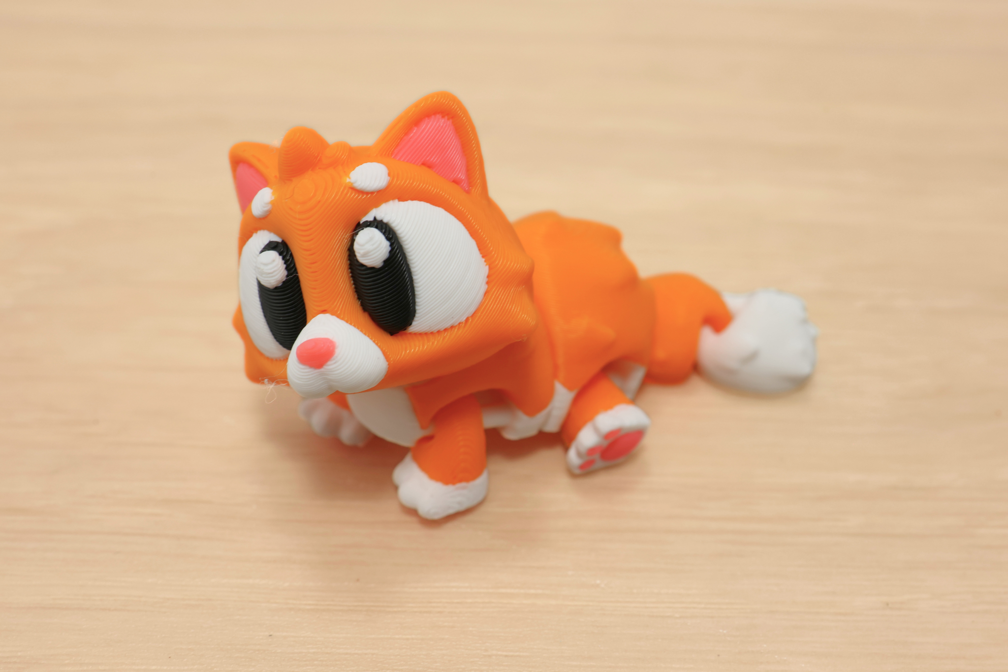 Articulated 3D printed Flexi Kitty