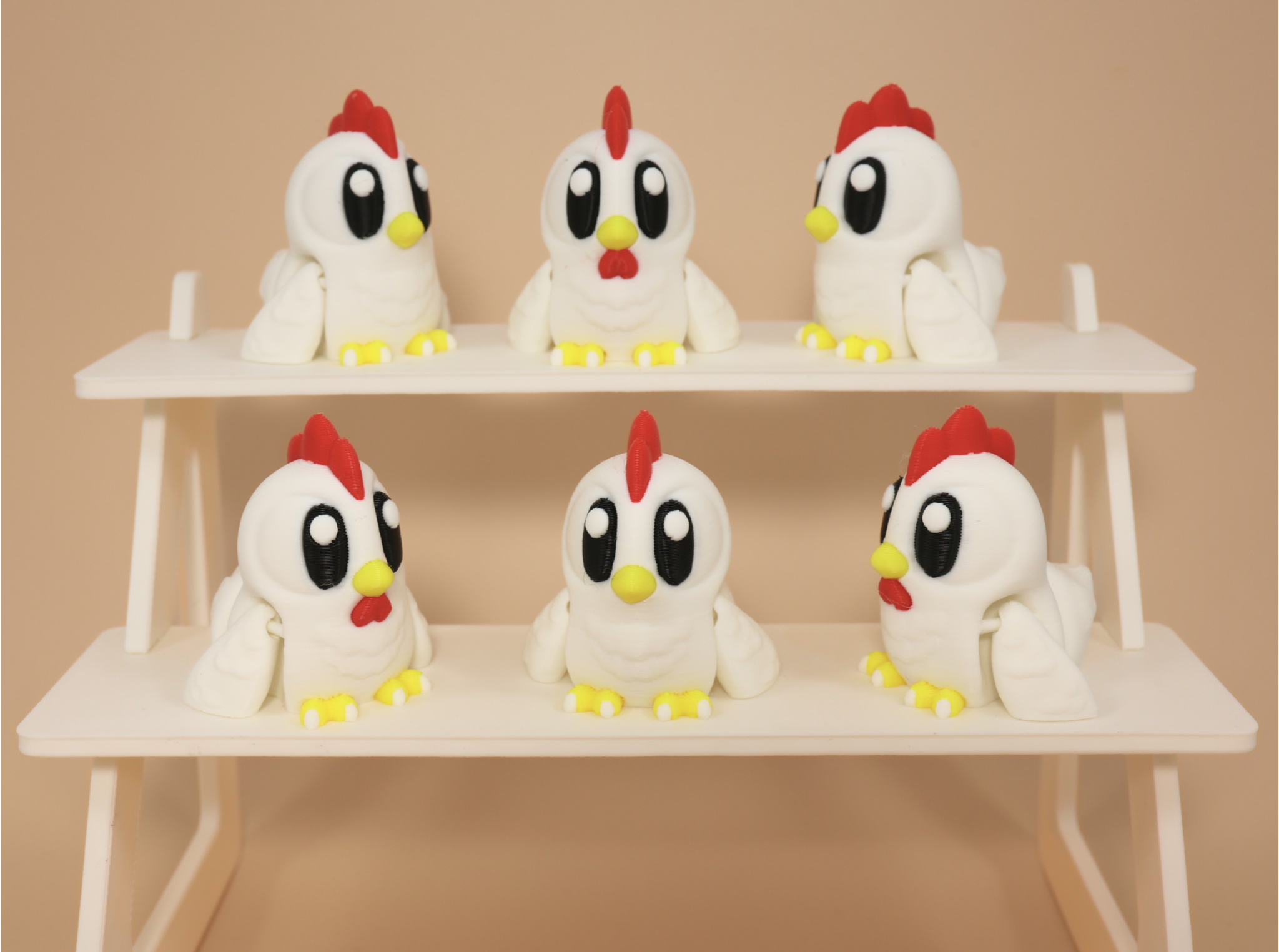 3D Printed Articulated Chicken Fidget Toy