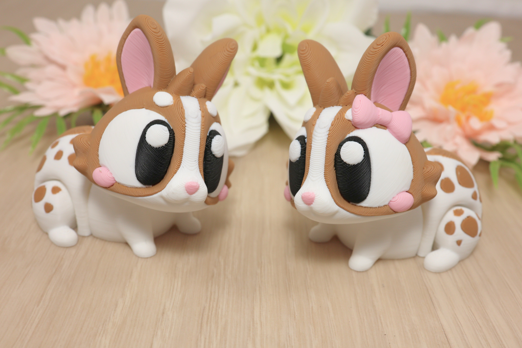 3D Printed Articulated Rabbits - Fidget Sensory Toy