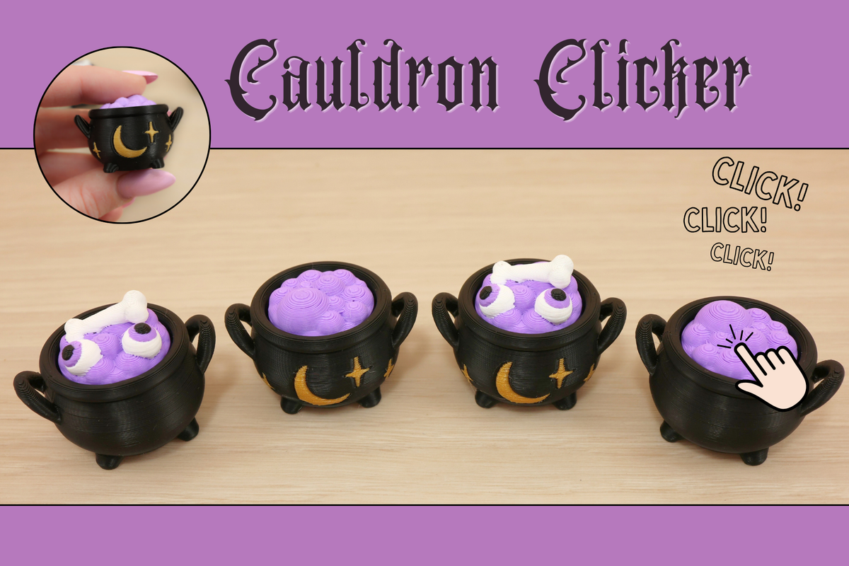 3D Printed Cauldron Clicker
