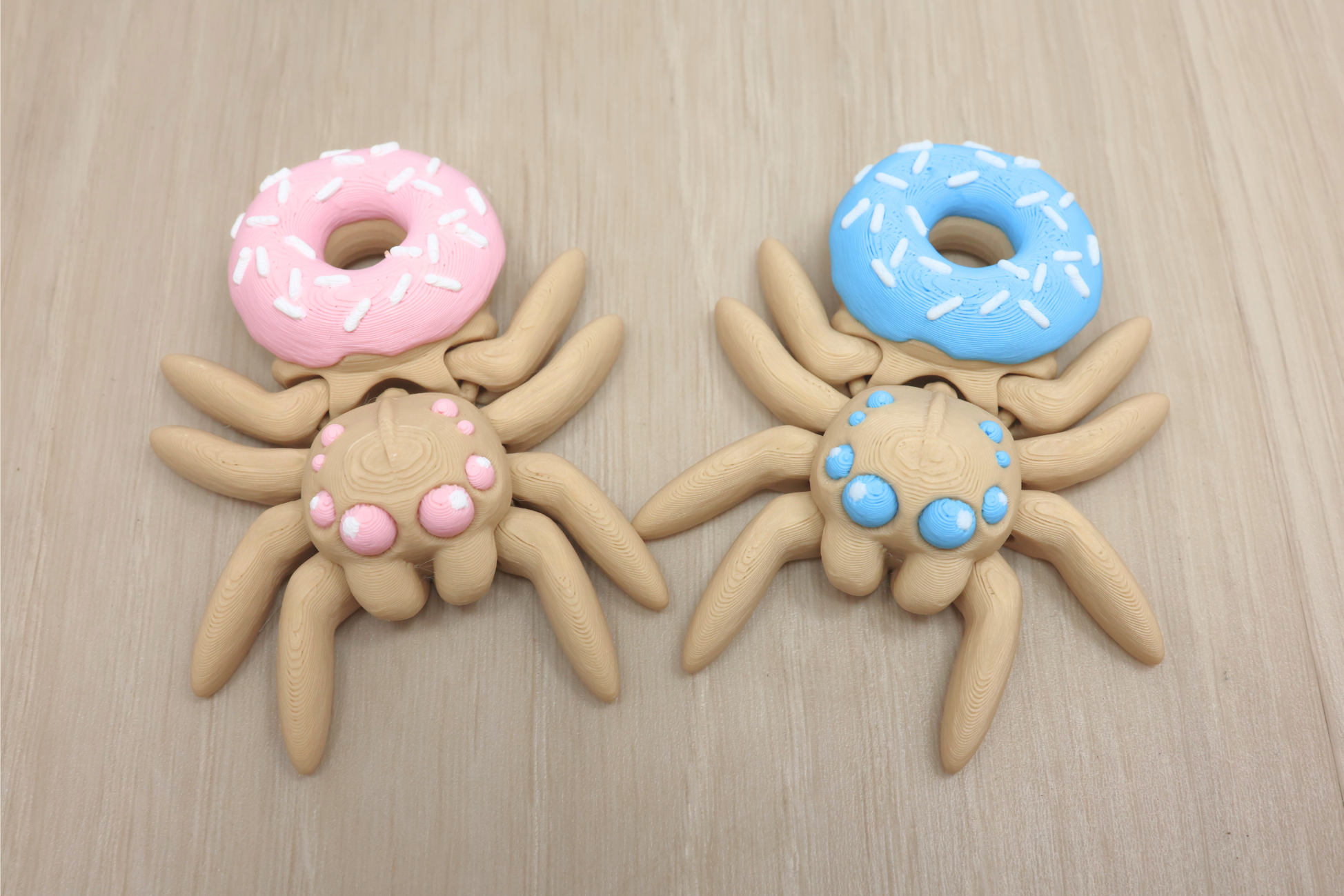 3D Printed Articulated Doughnut Spider