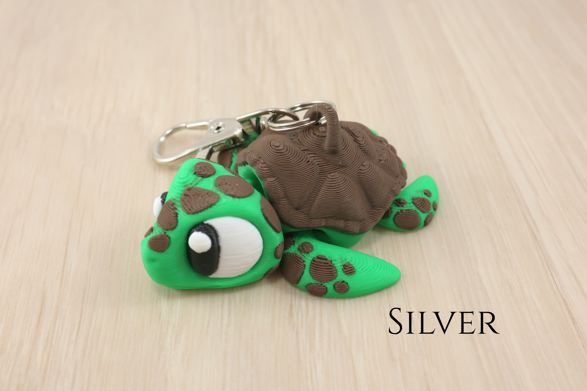 3D Printed Articulated Turtle Fidget Toy