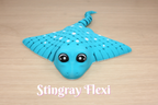 3D Printed Stingray Flexi Fidget Toy