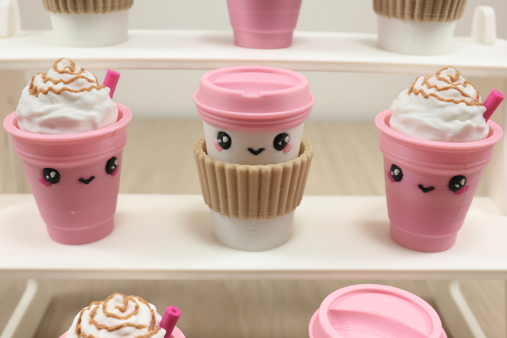 3D Printed Coffee Clicker Fidget Toys