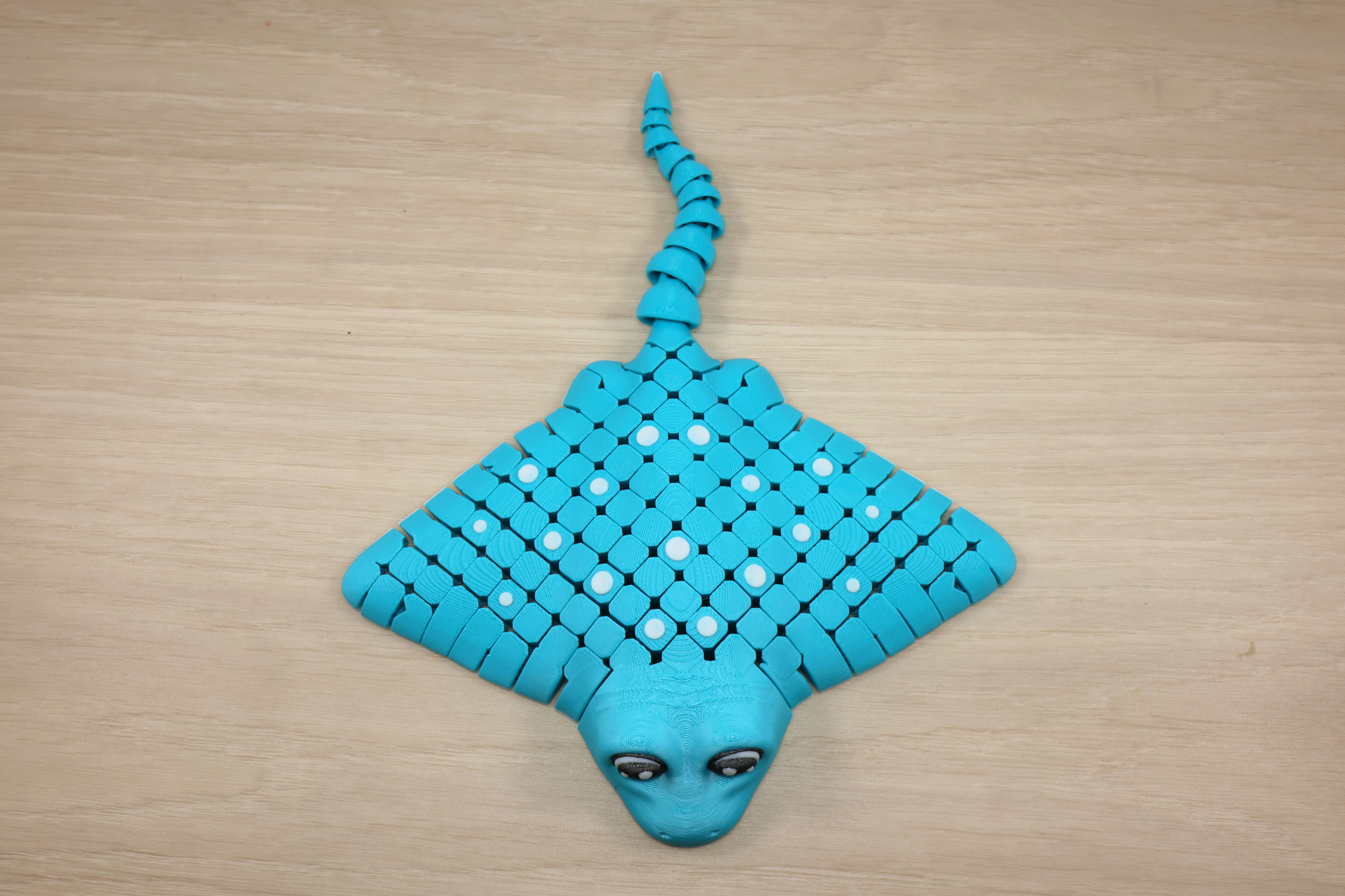 3D Printed Stingray Flexi Fidget Toy