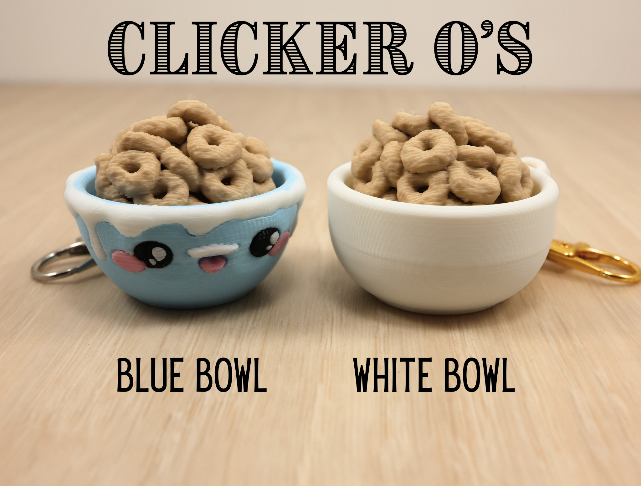 Ultimate Cereal Clicker - 3D Printed Fidget Keychain