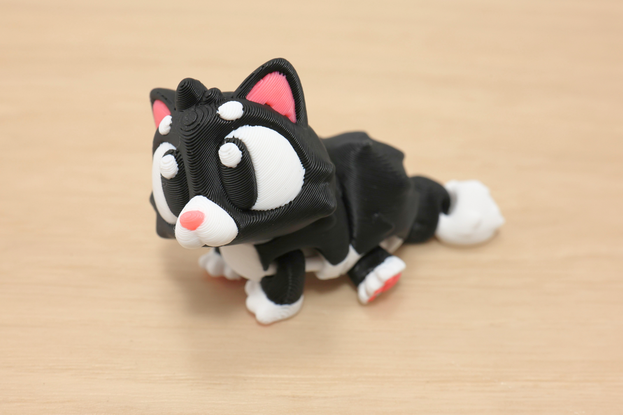 Articulated 3D printed Flexi Kitty