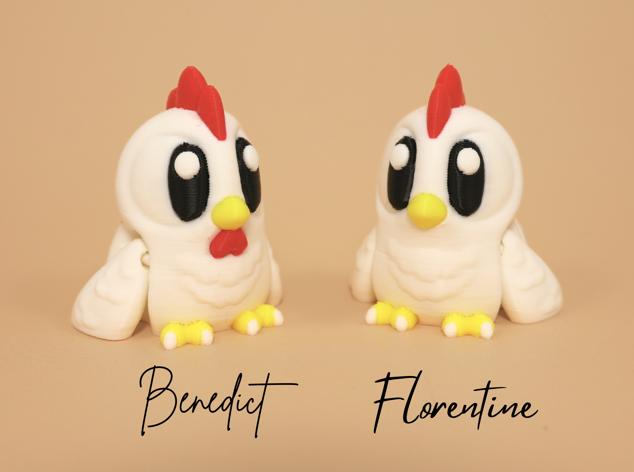3D Printed Articulated Chicken Fidget Toy