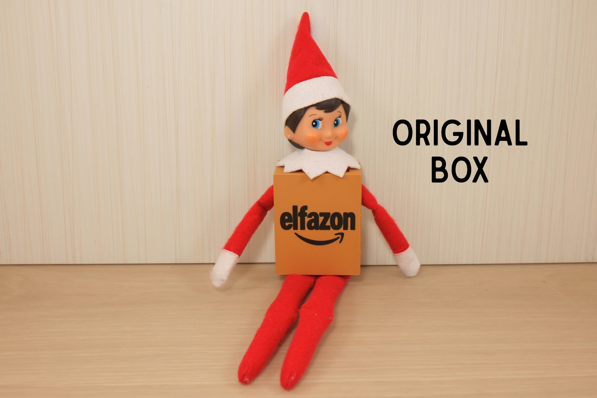 3D Printed Elf Elfazon (Amazon) Box Costume