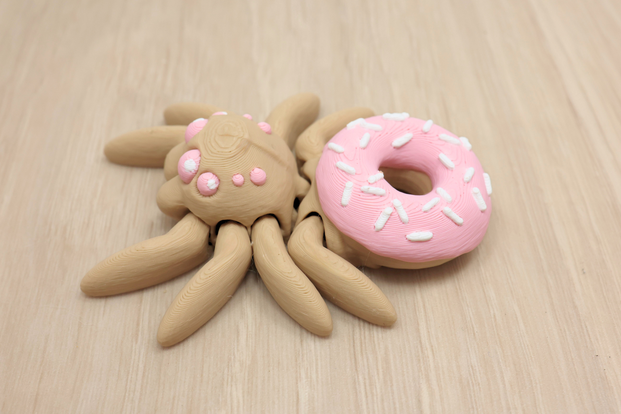 3D Printed Articulated Doughnut Spider