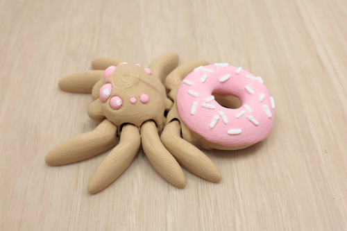 3D Printed Articulated Doughnut Spider