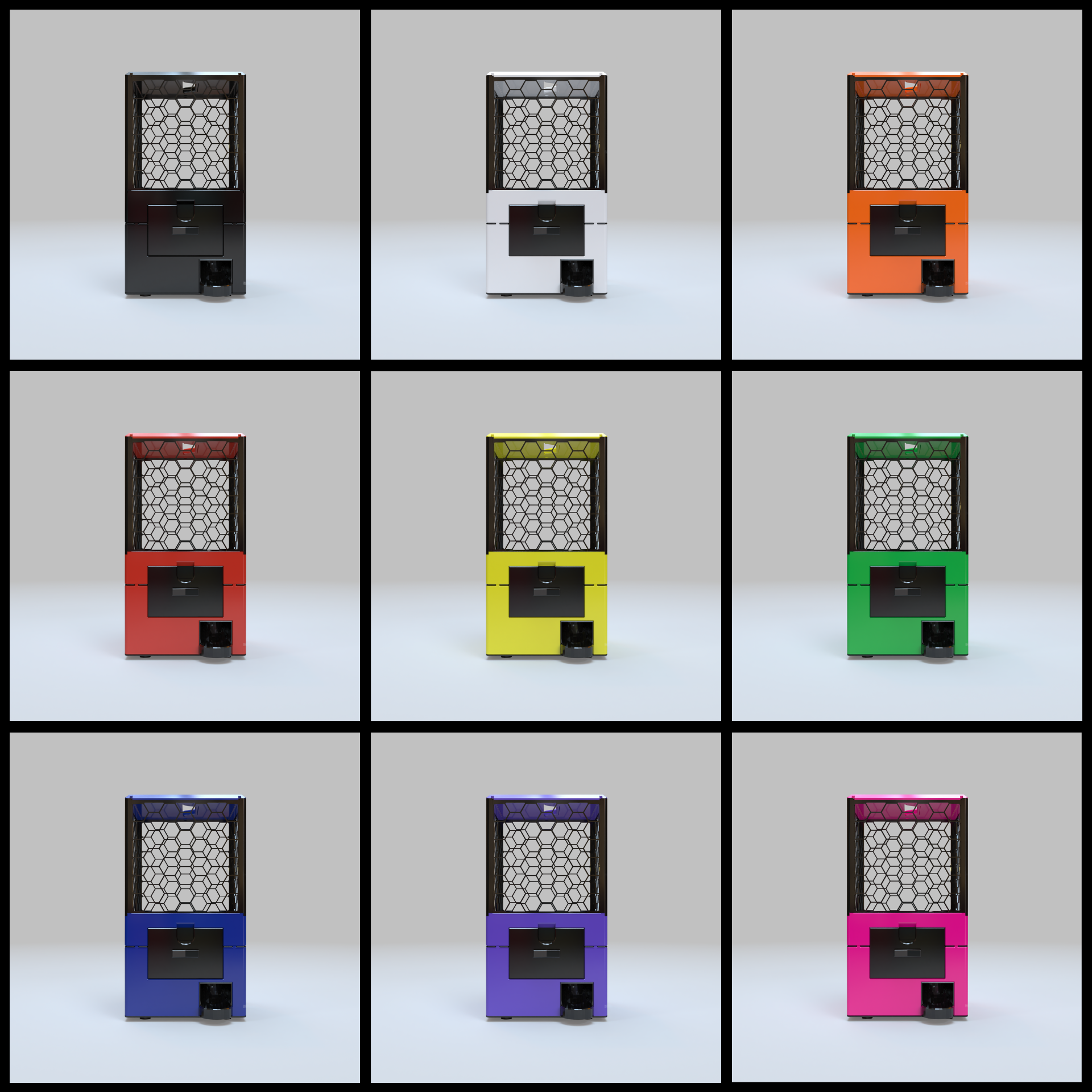 3D Printed Mini Size Capsule Dispenser GachaPop Machine