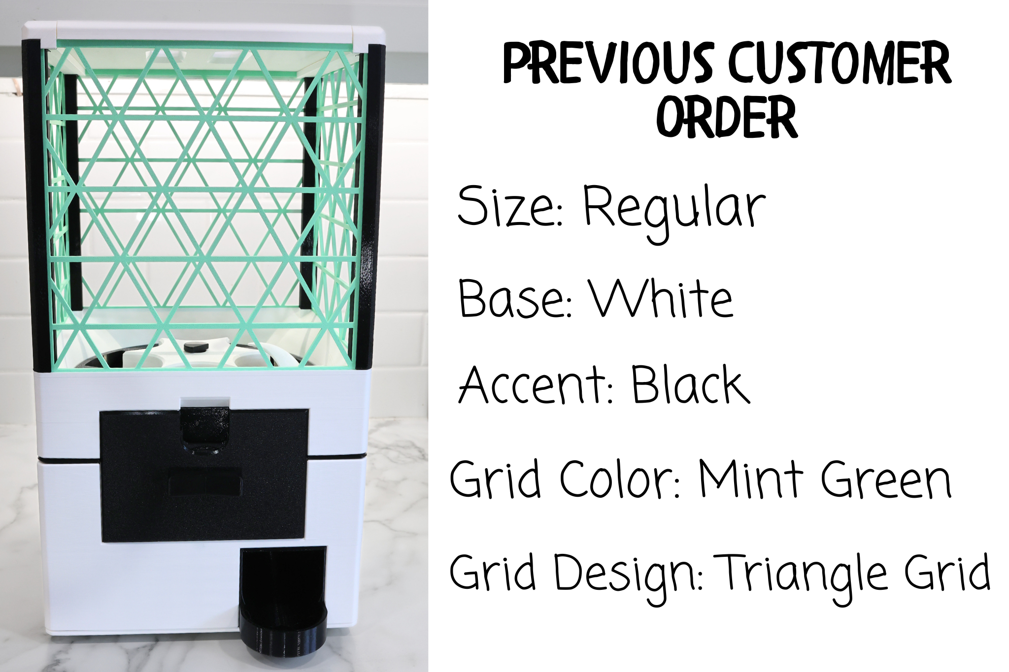 3D Printed Mini Size Capsule Dispenser GachaPop Machine