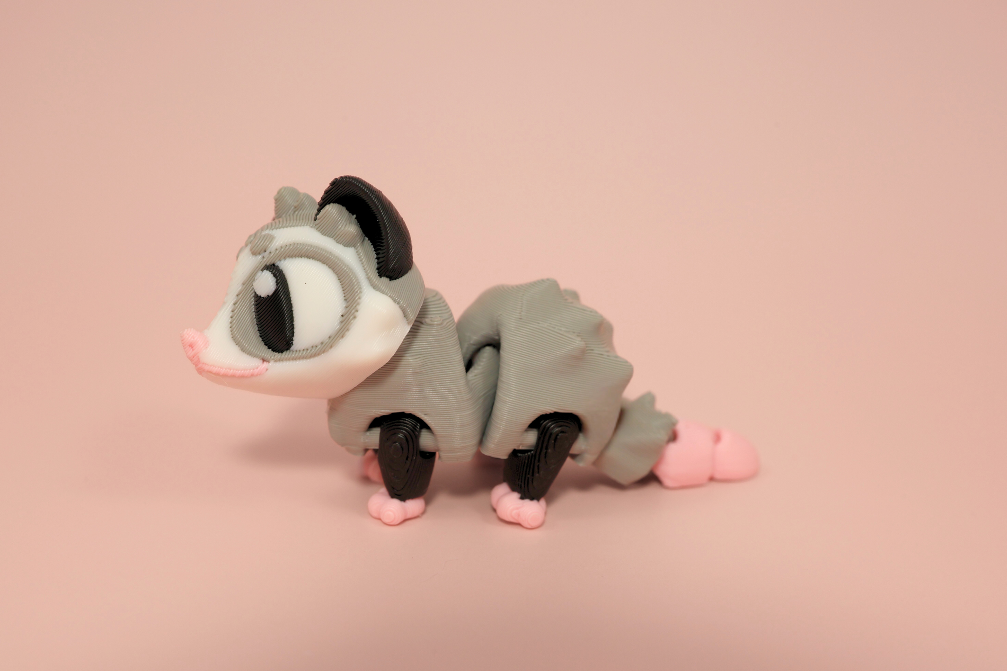 3D Printed Articulated Opossum Fidget Toy