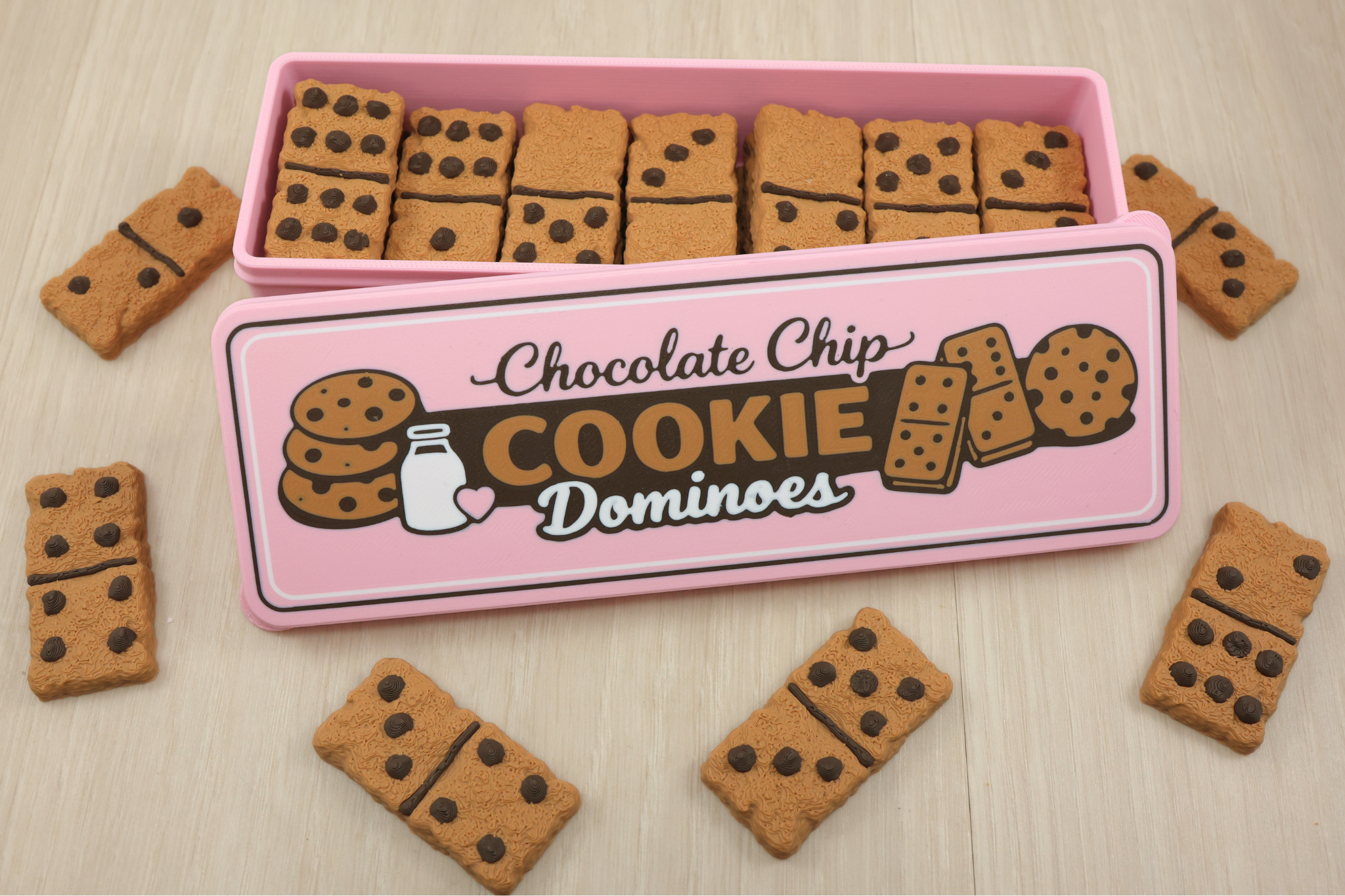 3D Printed Cookie Dominoes Game