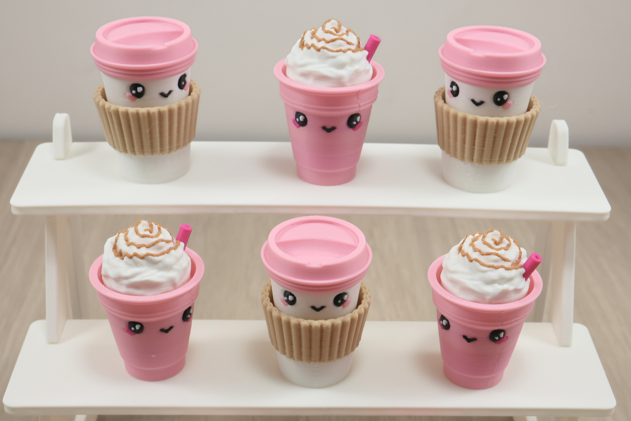 3D Printed Coffee Clicker Fidget Toys