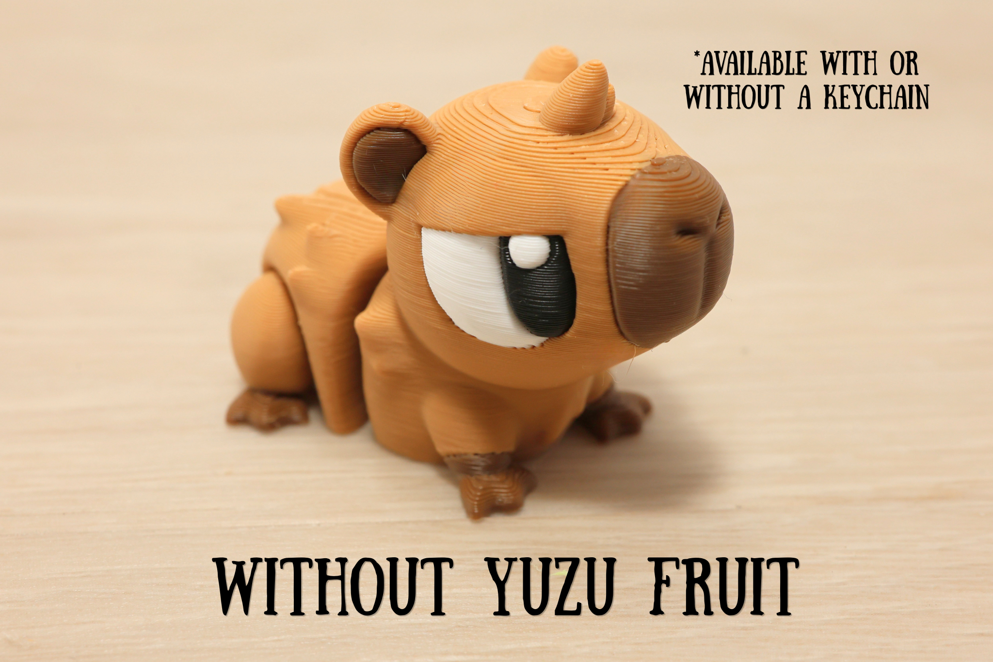 3D Printed Articulated Capybara Fidget Toy