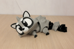 3D Printed Articulated Raccoon Fidget Toy