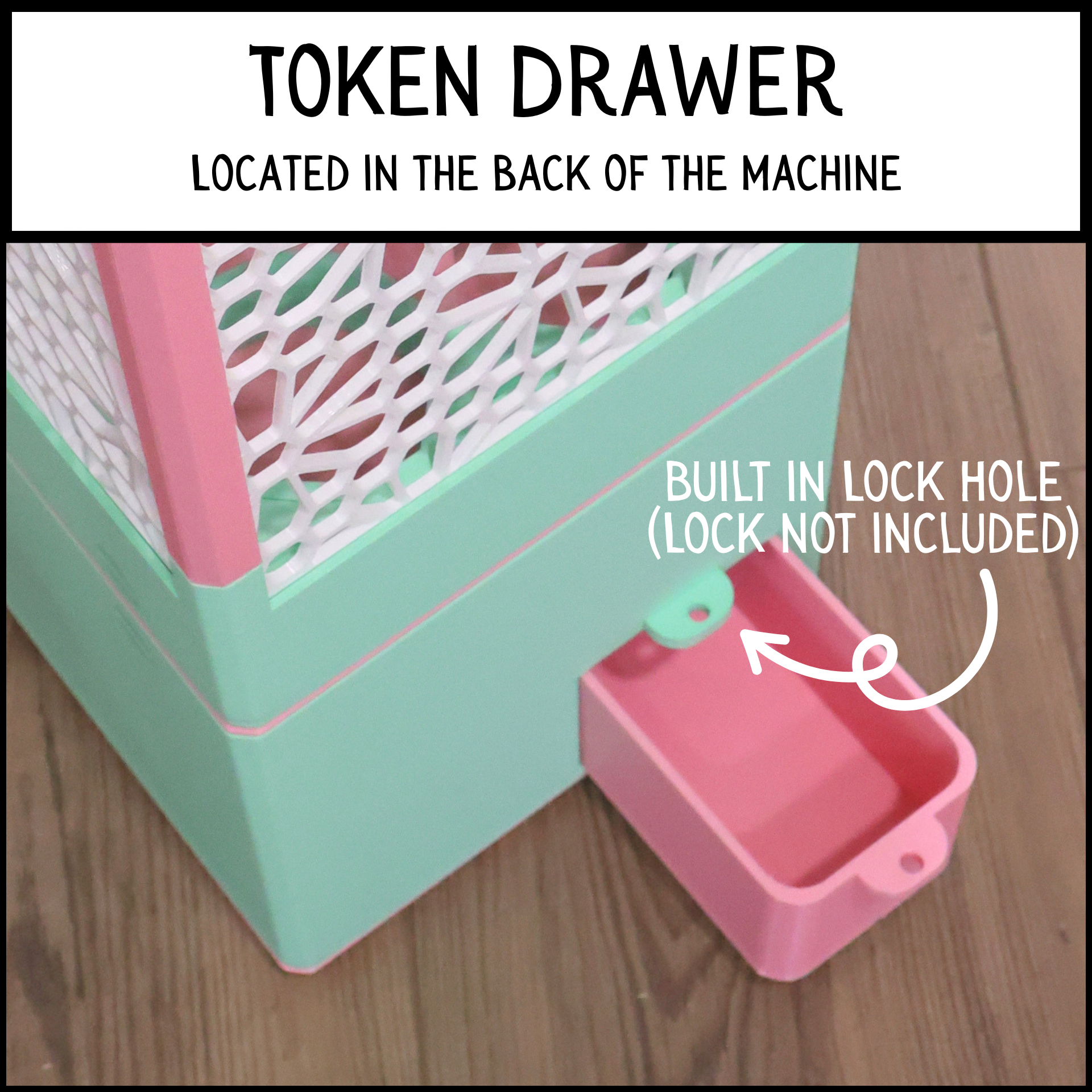 3D Printed Mini Size Capsule Dispenser GachaPop Machine