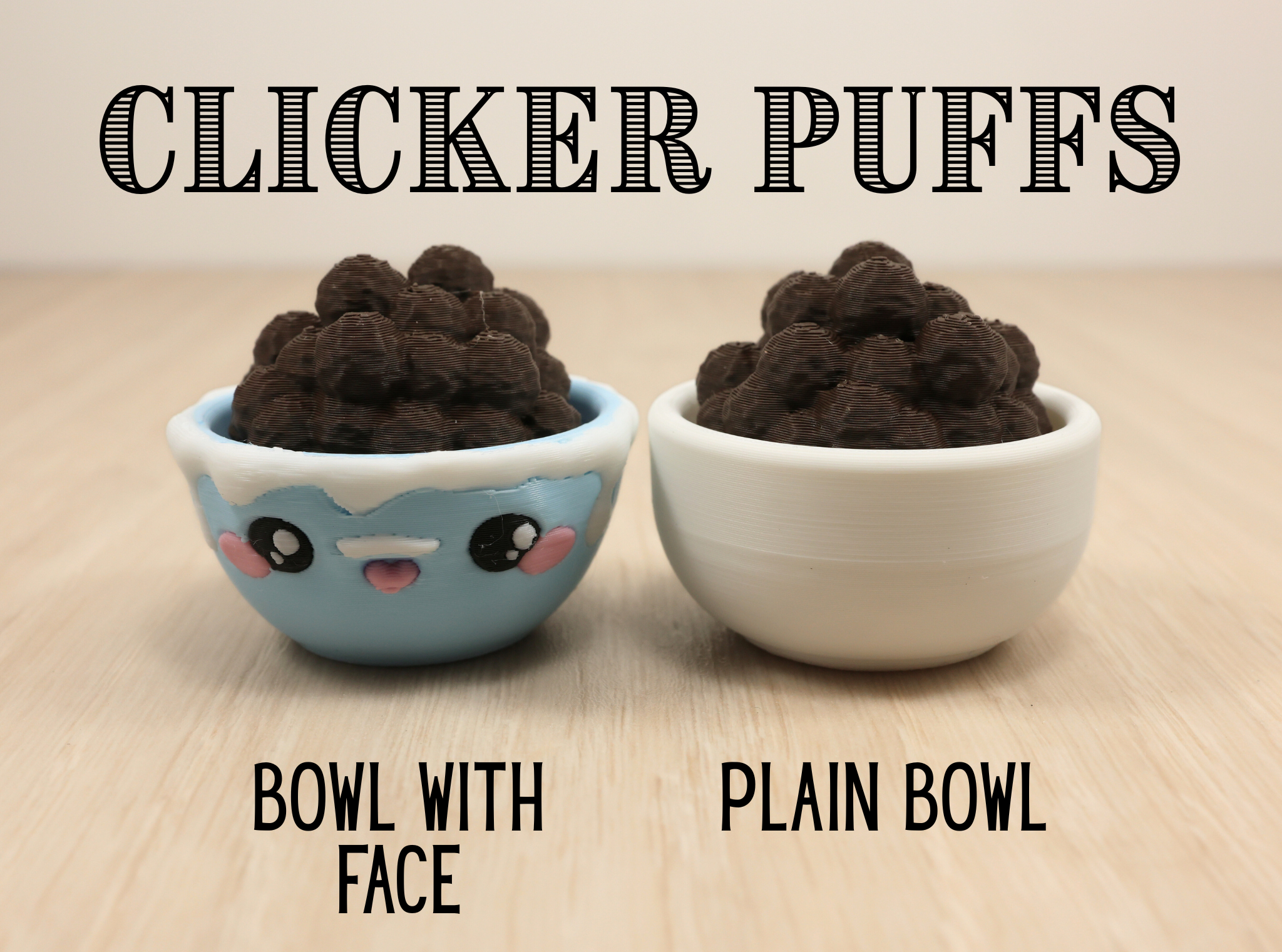 3D Printed Cereal Clicker Fidget Toy