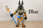 3D Printed Articulated Anubis Action Figure