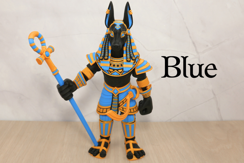3D Printed Articulated Anubis Action Figure