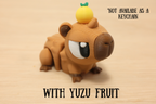 3D Printed Articulated Capybara Fidget Toy