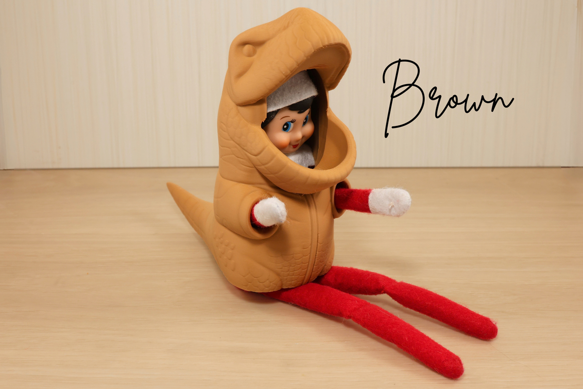 3D Printed Elf T-Rex Dinosaur Costume