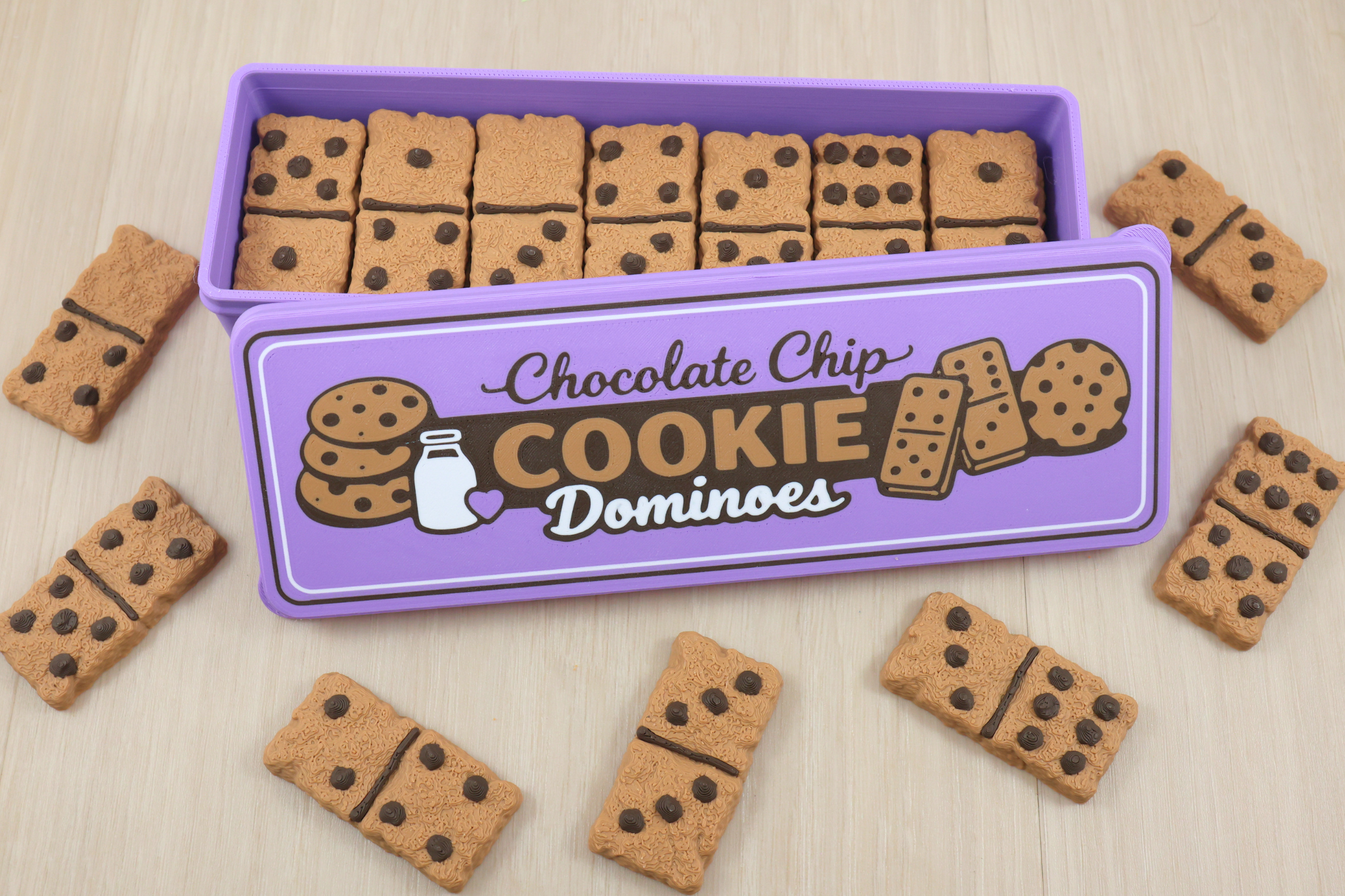 3D Printed Cookie Dominoes Game