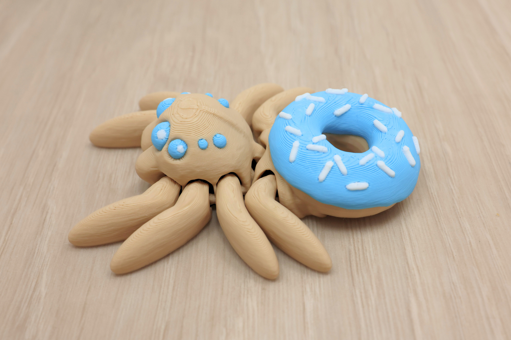 3D Printed Articulated Doughnut Spider