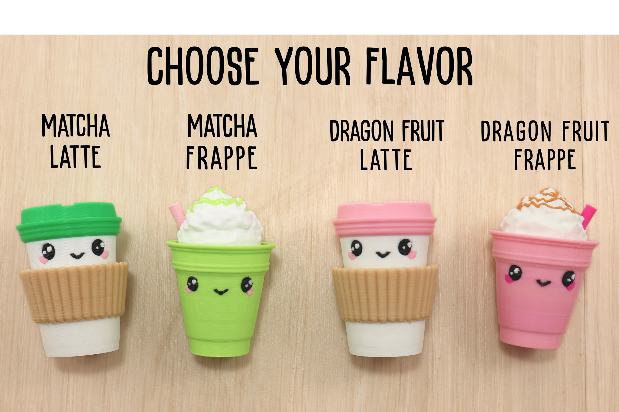 3D Printed Coffee Clicker Fidget Toy