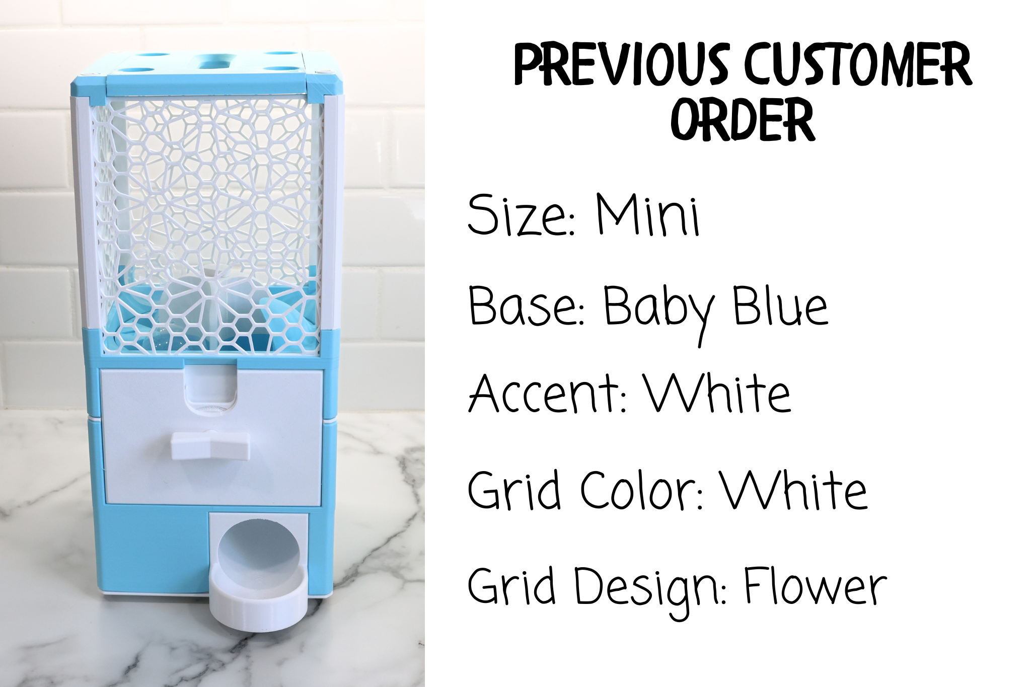 3D Printed Mini Size Capsule Dispenser GachaPop Machine