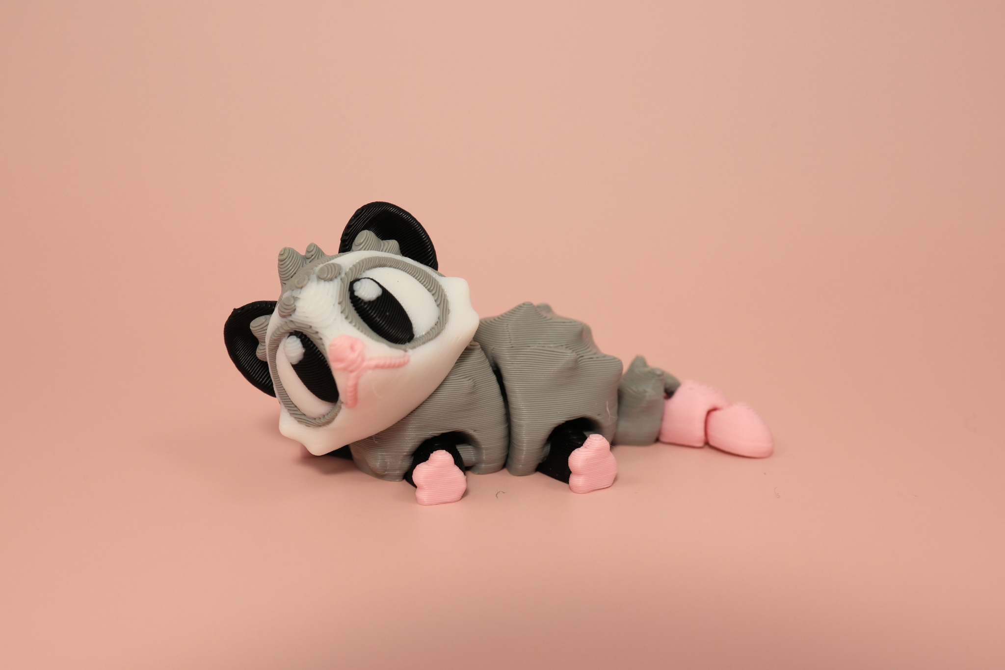 3D Printed Articulated Opossum Fidget Toy