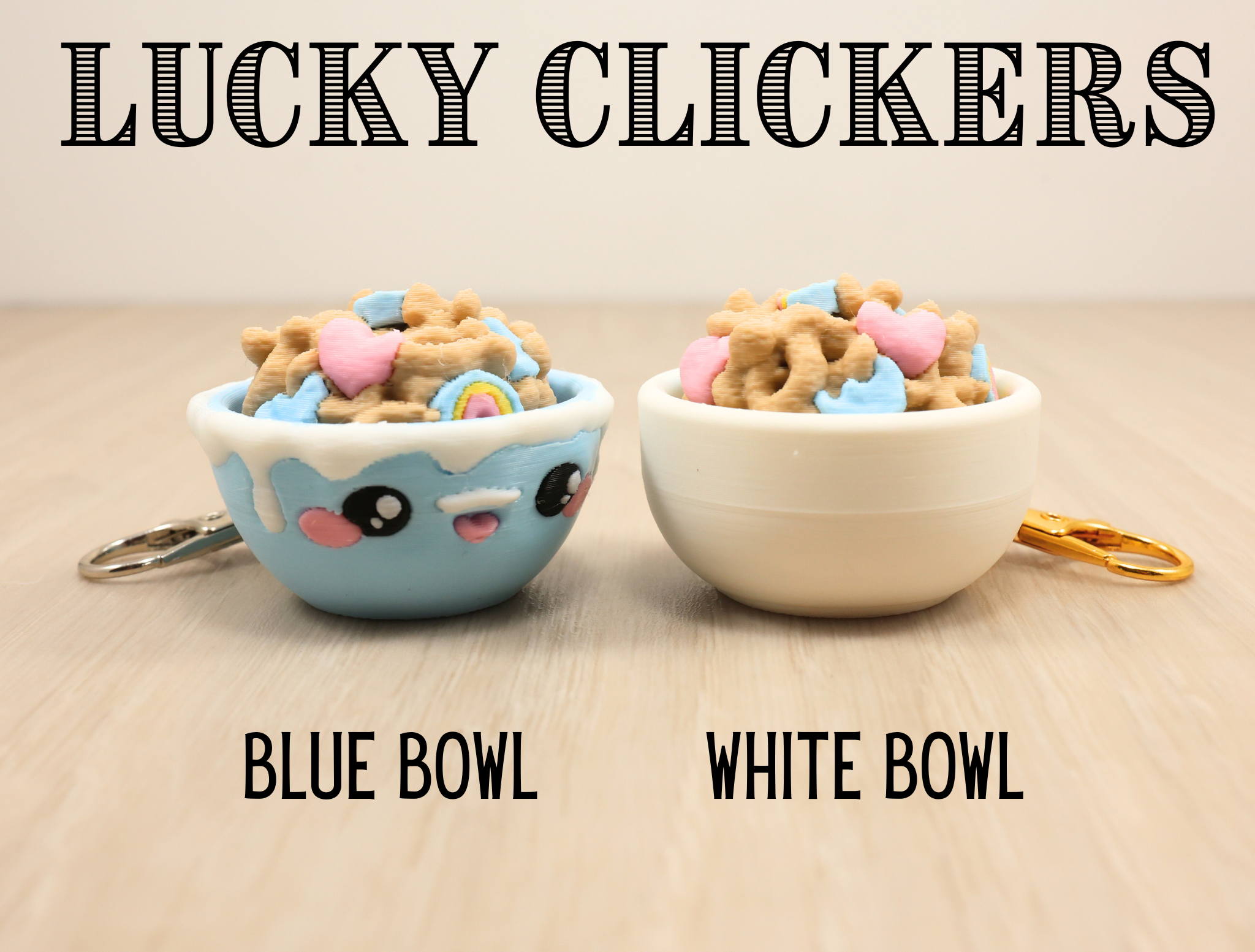 Ultimate Cereal Clicker - 3D Printed Fidget Keychain