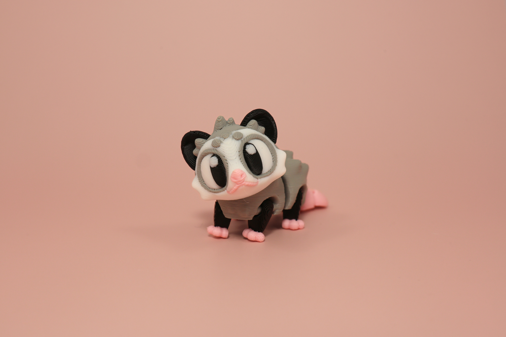 3D Printed Articulated Opossum Fidget Toy
