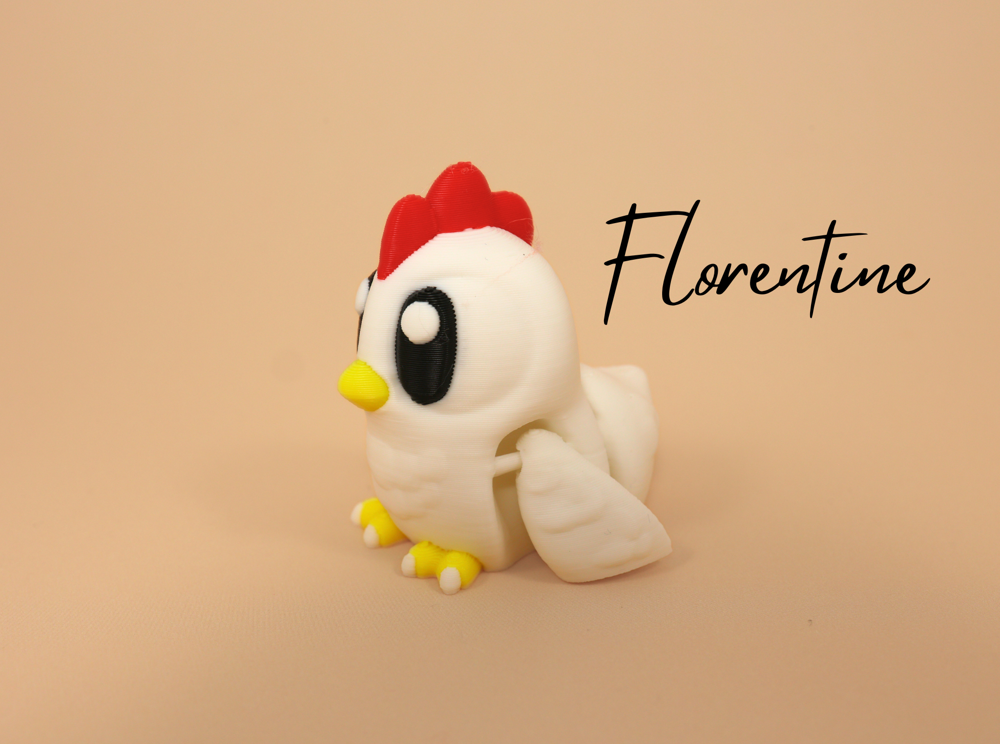 3D Printed Articulated Chicken Fidget Toy
