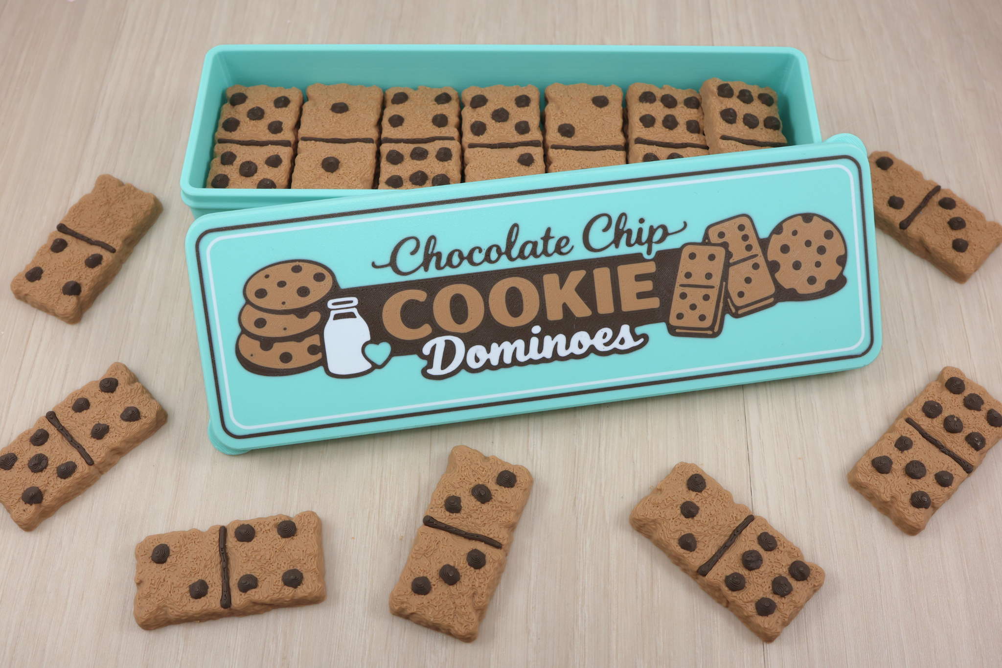 3D Printed Cookie Dominoes Game