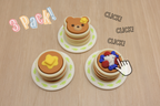 3D Printed 3-Pack Pancake Clicker Fidget Toy