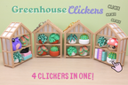 3D Printed Greenhouse 4 Clicker Fidget Toy