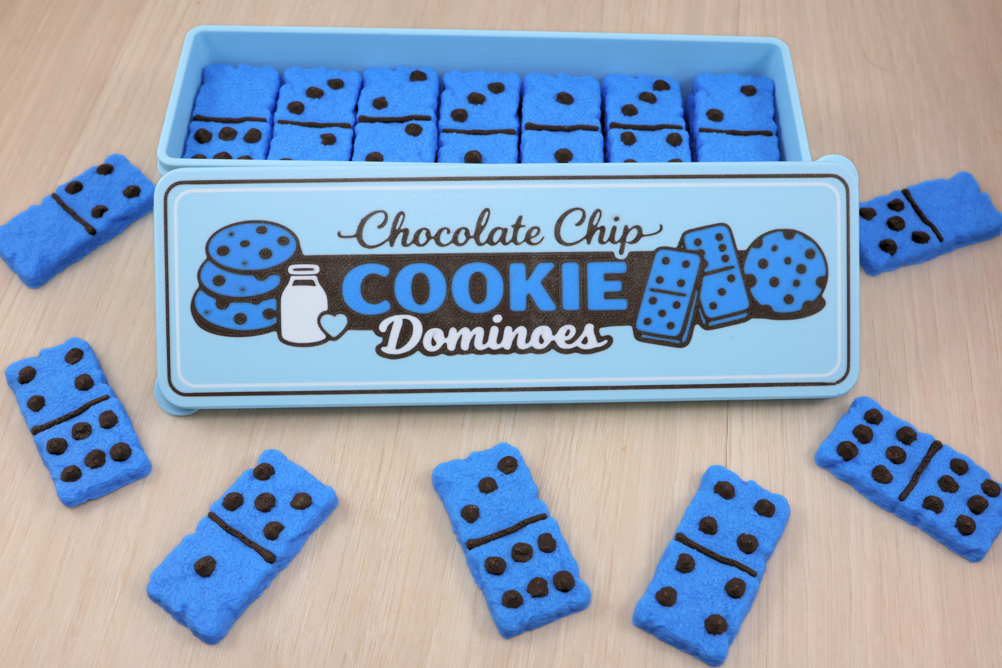 3D Printed Cookie Dominoes Game
