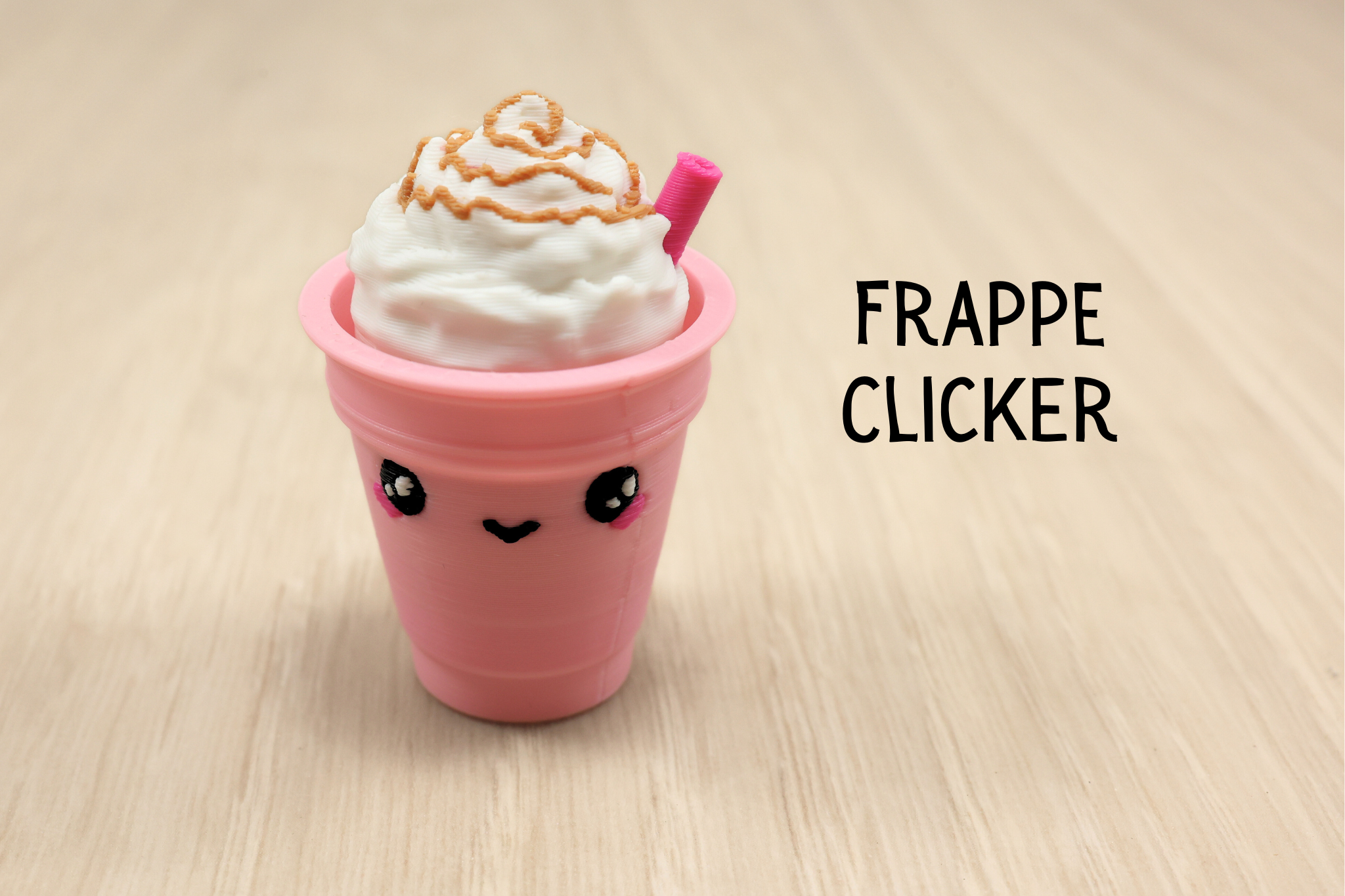 3D Printed Coffee Clicker Fidget Toys